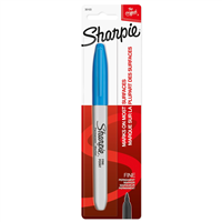 Sharpie 30103pp Sharpie Fine Point Permanent Marker, Blue