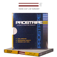 Sharpline Converting Inc R42036 Pinstripe Tape Ms, 5/16" X 150'; Burgundy