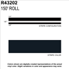 Sharpline Converting Inc R43202 Pinstripe Tape Ms, 1/2" X 150'; Black