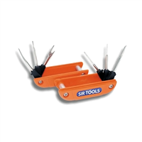 Fold-Up Wire Terminal Extractor Kit with (6) Barbs: