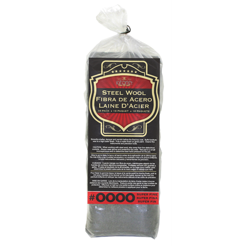 Steel Wool 0000 Grade 16PK