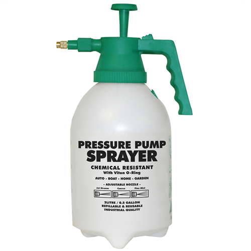 Handheld 2-Liter Pressure Pump Sprayer
