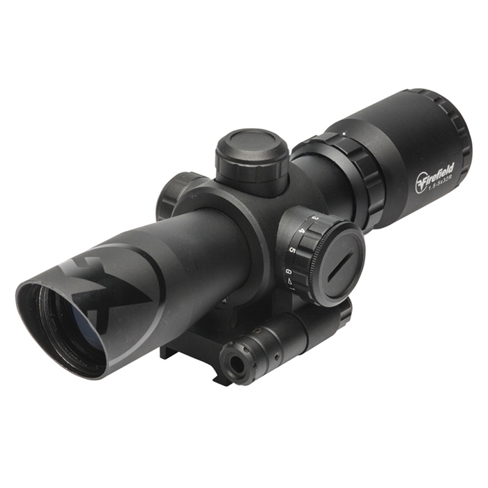 Sellmark Ff13062 Barrage 1.5-5X32 Riflescope With Red Laser