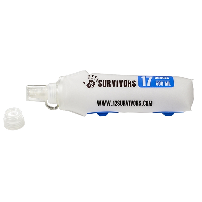 12 Survivors Collapsible Water .5L Bottle