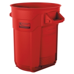 Suncast Commercial 20 Gal Utility Trash Can - Red