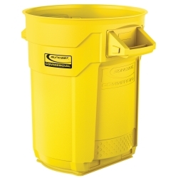 Suncast Commercial 20 Gal Utility Trash Can - Yellow