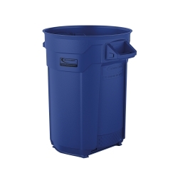 Suncast  Commercial Utility Trash Can, 32-Gallon, Blue