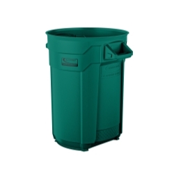 Commercial 32 Gal Utility Trash Can Green