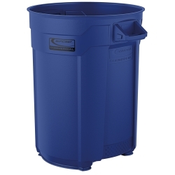 Suncast Commercial 55 Gallon Utility Trash Can - Blue