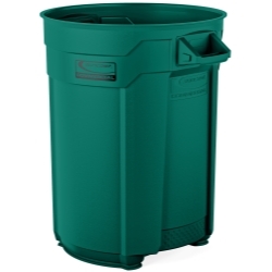 Suncast Commercial 55 Galon Utility Trash Can - Green