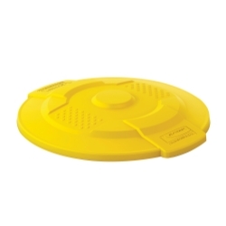Commercial 20 Gal Utility Lid Yellow