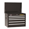 DeWalt Stanley 5-Drawer Chest, 26.5 in. x 16 in.,Black