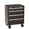 DeWaltÂ® Stanley 4-Drawer Rolling Cabinet, 26.5 in., Black