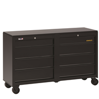 DeWalt Stanley 8-Drawer Mobile Workbench, 53 in., Black