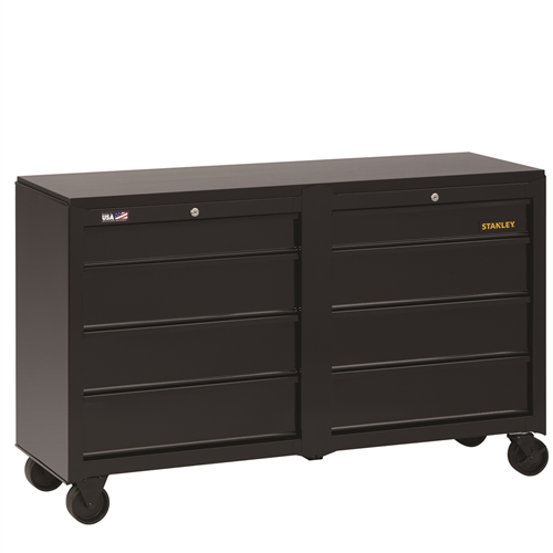 DeWalt Stanley 8-Drawer Mobile Workbench, 53 in., Black