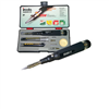 Multi-Function Butane Heat Tool Kit, SolderPro, 25W to 80W, Slim Design, Tips, in Case