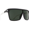Spy Optic Flynn Sunglasses, Matte Ebony/Ivory Frame w/ Happy Gray Green Lens