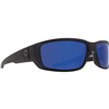 Spy Optic Dirty Mo Sunglasses, Matte Black Frame w/ Happy Bronze Polar w/ Blue Spectra Lens