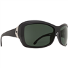 Spy Optic Farrah Sunglasses, Black Frame w/ Happy Gray Green Polar Lens