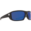 Spy Optic McCoy Sunglasses, Matte Black Frame and HD Plus Bronze Polar w/ Blue Spectra Mirror Lens