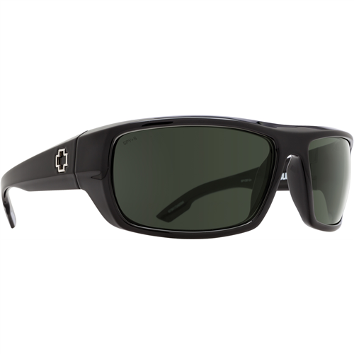 Spy Optic Bounty Sunglasses, Black ANSI RX Frame w/ HD Plus Gray Green Lens