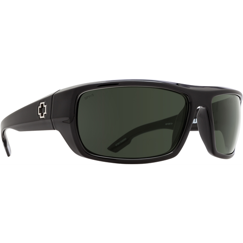 Spy Optic Bounty Sunglasses, Black ANSI RX Frame w/ Happy Gray Green Polar Lens