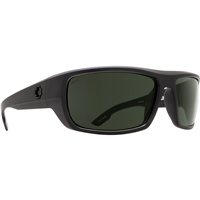 Spy Optic Bounty Sunglasses, Matte Black ANSI RX Frame w/ Happy Gray Green Polar Lens