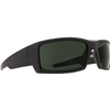 Spy Optic General Sunglasses, Soft Matte Black Frame w/ Happy Gray Green Lens