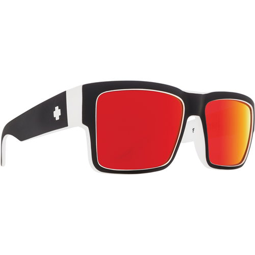 Spy Optic Cyrus Sunglasses, Whitewall Frame w/ Happy Gray Green w/ Red Spectra Lens