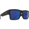 Spy Optic Cyrus Sunglasses, Soft Matte Black Frame w/ Happy Bronze w/ Dark Blue Spectra Lens