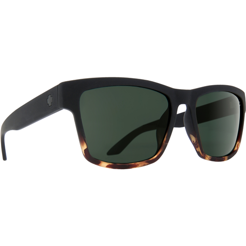 Spy Optic Haight 2 Sunglasses, Soft Matte Black/Tort Fade Frame w/ Happy Gray Green Lens