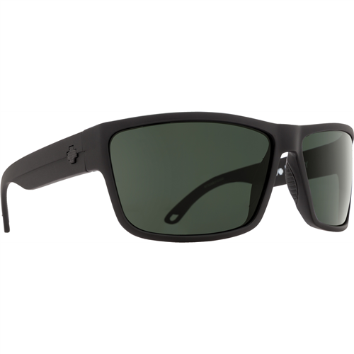 Spy Optic Rocky Glasses, Matte Black Frame w/ HD Plus Gray Green Lens