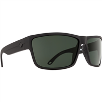 Spy Optic Rocky Glasses, SOSI Black Frame w/ HD Plus Gray Green Polar Lens