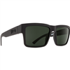 Spy Optic Montana Sunglasses, Soft Matte Black Frame w/ Happy Gray Green Polar Lens