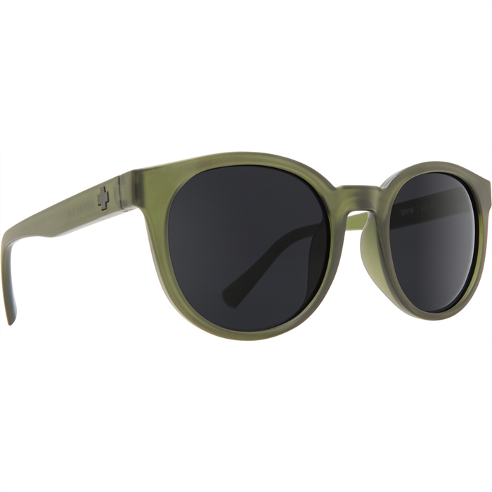 Spy Optic Hi-Fi Sunglasses, Matte Translucent Olive Frame and Gray Lens