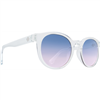 Spy Optic Hi-Fi Sunglasses, Clear Frame and Purple Sunset Fade Lens