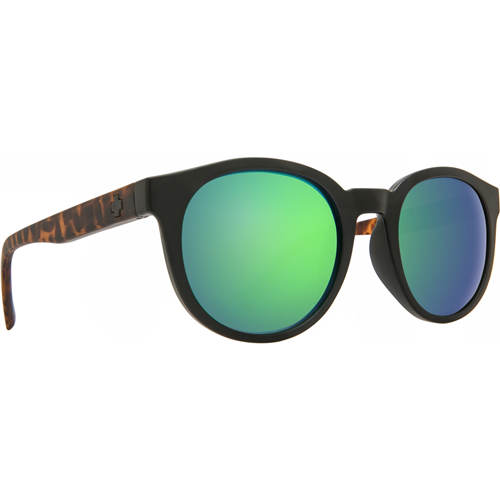 Spy Optic Hi-Fi Sunglasses, Crystal Frame and Gray w/ Light Blue Spectra Lens
