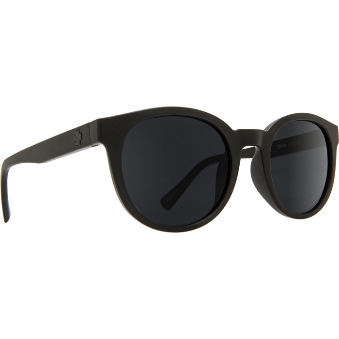 Spy Optic Hi-Fi Sunglasses, Matte Black Frame and Gray Lens