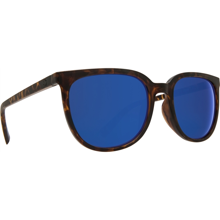 Spy Optic Fizz Sunglasses, Matte Blonde Tort Frame w/ Gray w/ Dark Blue Spectra Lens