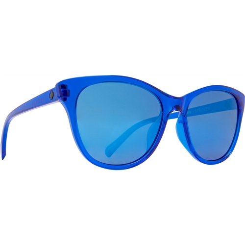 Spy Optic Spritzer Sunglasses, Sapphire Frame w/ Gray w/ Dark Blue Mirror Lens