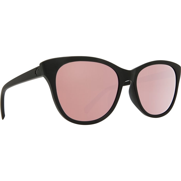 Spy Optic Spritzer Sunglasses, Matte Translucent Blush Frame w/ Gray w/ Light Blue Spectra Lens