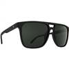 Spy Optic Czar Sunglasses, Soft Matte Black Frame w/ Happy Gray Green Lens