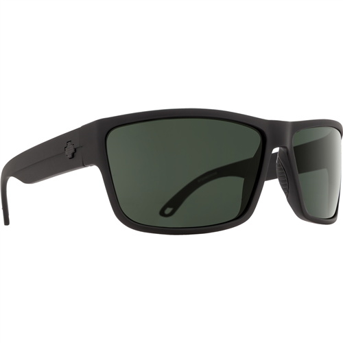 Spy Optic Rocky Glasses, SOSI Matte Black Frame w/ HD Plus Gray Green Lens