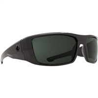 Spy Optic Dirk Sunglasses, SOSI Black Frame w/ HD Plus Gray Green Lens