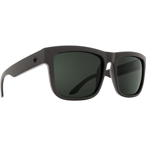 Spy Optic Discord Sunglasses, SOSI Black Frame w/ HD Plus Gray Green Lens