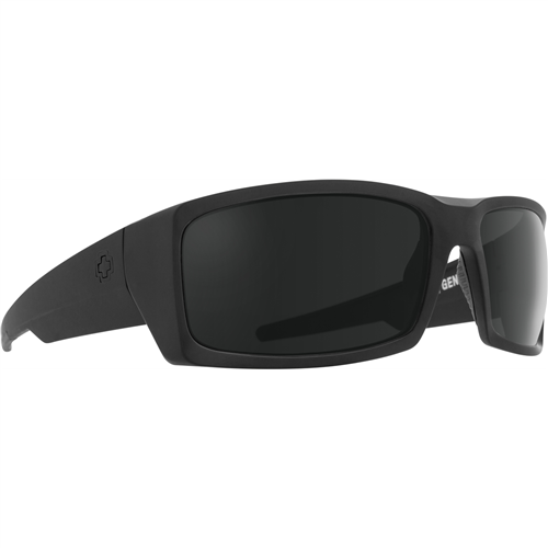 Spy Optic General Sunglasses, SOSI Black ANSI RX Frame w/ HD Plus Gray Green Lens