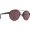 Spy Optic Deco Sunglasses, Matte Black Frame w/ Happy Rose w/ Light Silver Spectra Mirror Lens