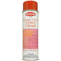Sprayway Inc. 985 Orange Citrus  Crazy Clean 20 Oz 6/Case