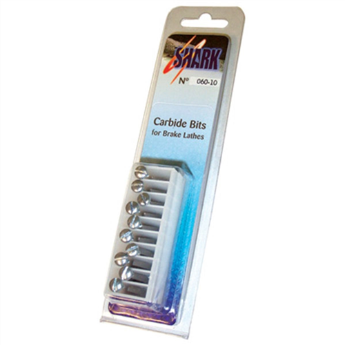 Shark 060-10 Accu-Turn Style Carbide Inserts for Accu-Turn Brake Lathes (Pack of 10)