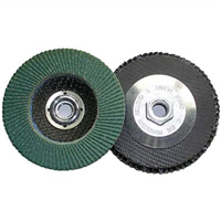 Shark Industries Ltd 12907 45" Zirc Flp Wheel-5/8-11 Arb